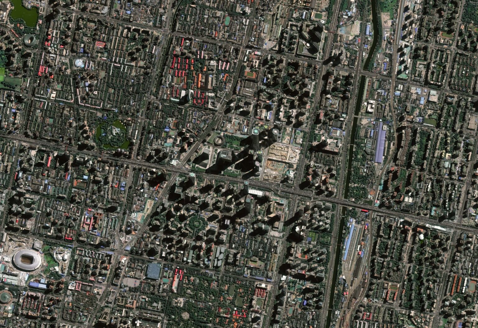 Satellite Pattern Cities Examples How satellite data is transforming megacity landscapes and urban ...
